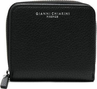 Gianni Chiarini logo-stamp wallet - women - Leather - One Size - Black