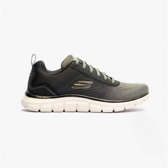 Skechers TRACK-RIPKENT Heren Veterschoenen Olijf/Zwart/Donkernatuurlijk