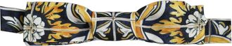 Dolce & Gabbana Damask Silk Bow Tie - Multicolor