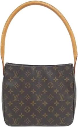 Louis Vuitton Pre-owned Shoulder Bags, female, Brown, Size: ONE SIZE Pre-owned Vintage Canvas Shoulder Bag