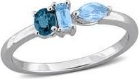Delmar Mixed Blue Topaz Ring at Nordstrom Rack, Size 8