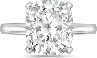 Diana M. Jewels 14kt 2cts Gold Lab Grown Cushion Cut Diamond Engagement Ring, DEF color, VVS-VS clarity, excellent cut