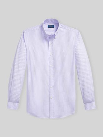 Polo Ralph Lauren Regular Fit Freizeithemd aus reiner Baumwolle in Lila, Gr&ouml;&szlig;e XXL