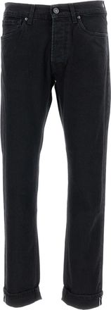 TELA GENOVA Tailored Black Trousers With Structured Waistband