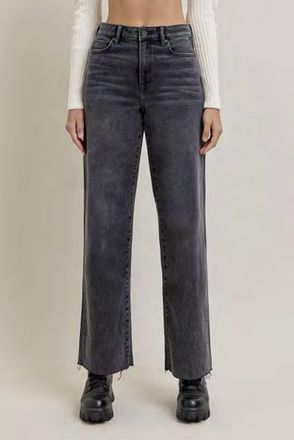 Hidden Jeans Stretch Dad Jean In Dark Grey