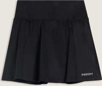 Freddy Sommerkleid FREDDY Rock S25WSFR01, Damen, Gr. L, EURO, schwarz, Obermaterial: 91% Polyester PES. 9% Elasthan EL., Kleider Sommerkleid