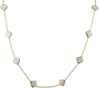 Van Cleef & Arpels 18K Mother Of Pearl Necklace (Authentic Pre-Loved)
