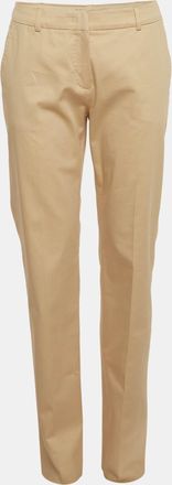 Max Mara Beige Cotton Chino Pants