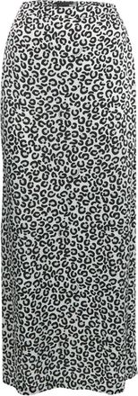 Love Moschino Gonna lunga leopardata - Bianco