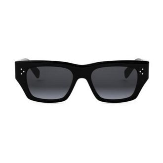 Celine CL40297U01B Square Full Rim Sunglasses - Black