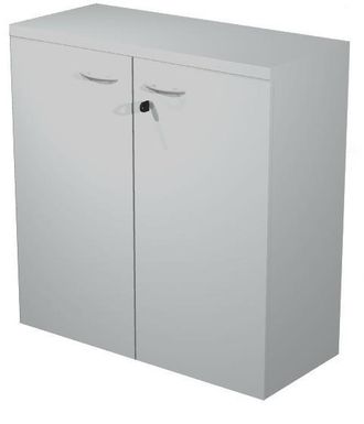 OEM Artexport Estanter&iacute;a Baja Presto Con Puertas 1 Estante 22mm Regulable Con Trasera Gris