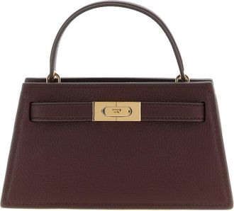 Tory Burch Bordeaux Lee Radziwill Satchel