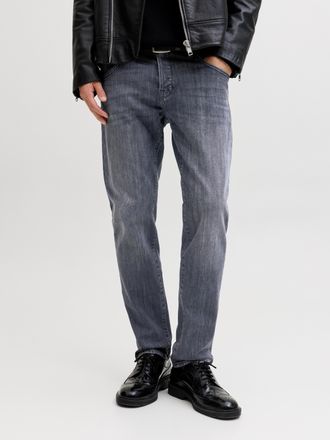 Jack & Jones Comfort-fit-Jeans JACK & JONES JJIMIKE JJFOX NOOS, Herren, Gr. 30, L&auml;nge 34, blau denim, Denim/Jeans, Obermaterial: 98% Baumwolle, 2% Elasthan, Abrieb