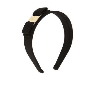 Ferragamo Vara Bow Headband - Dames - Haaraccessoires - Zwart - ONE Size - Leer - Accessoires