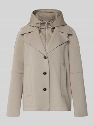 White Label Jacke im 2-in-1-Look in Taupe, Gr&ouml;&szlig;e 34