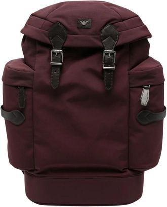 Emporio Armani Tassen.. Bruin - Heren - Rugzakken - Bruin - ONE Size - Nylon - Tassen