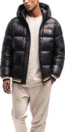 Herno Mens Black Polyamide Bomber Clothing