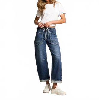 Flying Monkey Kate Barrel Leg Jean In Blue