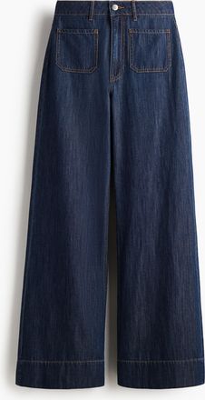 H&M Wide Ultra High Jeans - Blue