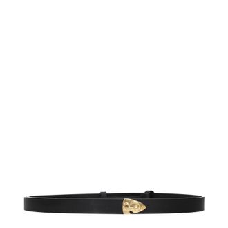 Burberry Damens Lederg&uuml;rtel Schwarz