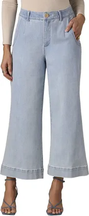 Wit & Wisdom Wit & Wisdom Light Blue Whitney Skyrise Crop Wide Leg Jean