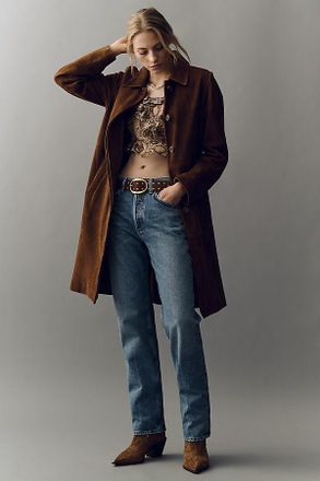 A Gold E Lana High-Rise Straight-Leg Jeans