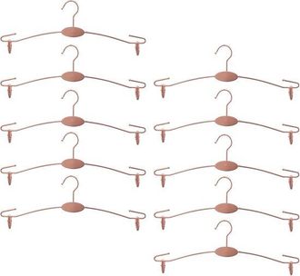 No Brand Perchas Met&aacute;licas Para Sujetadores Y Lencer&iacute;a, Perchas Resistentes Para Pantalones Con Pinzas, Ideales Para La Exposici&oacute;n En Tiendas De Lencer&iacute;a, Paqu