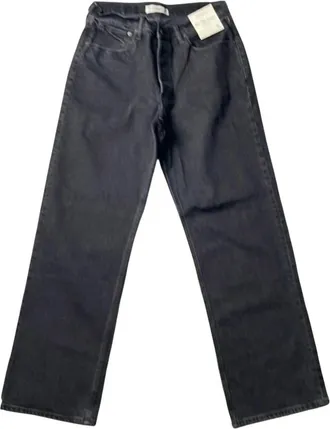 Abercrombie & Fitch Womens 90S Low Rise Baggy Jeans In Black