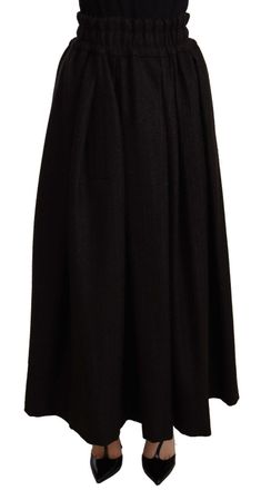 Dolce & Gabbana Dolce Gabbana Maxi Rok A-lijn Elastische Taille