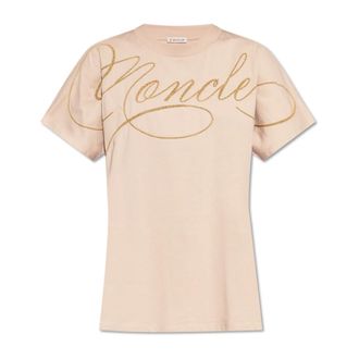 Moncler Dames, Tops, Roze, Maat: XS Katoen