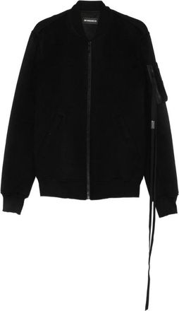 Ann Demeulemeester Dries Ribbed-trim Zip-up Bomber Jacket