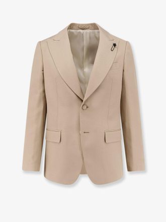 Lardini Blazer monopetto in viscosa e seta - LARDINI - gender_Man