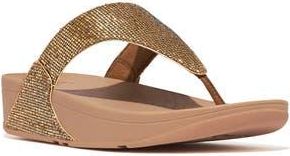 FitFlop Lulu Glitter Flip Flop in Old Gold at Nordstrom Rack, Size 11