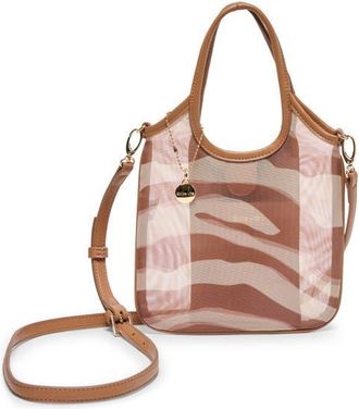 Dolce Vita Sylvene Canvas Crossbody in Zebra at Nordstrom