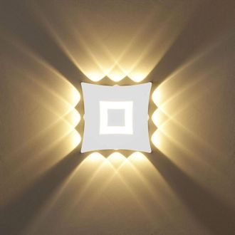 OEM L&aacute;mpara De Pared Led Moderna De 18 W, Aplique De Pared De Aluminio Impermeable, Luz De Pared Led Para Interiores Y Exteriores Para Sala De Estar, Dorm
