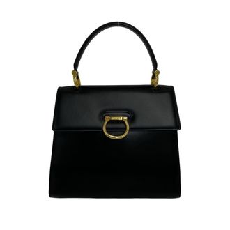 Celine Black Leather Handbag Tote Bag (Pre-Owned)