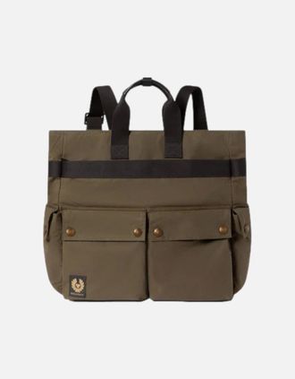 Belstaff Mens Belstaff Trialmaster 2-Way Tote S1-26 Faded Olive - Tan - Size: ONE size