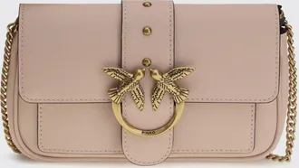 Pinko Mini borsa a tracolla Love Bag One in pelle con logo Love Birds