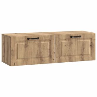 vidaXL Mueble Para Tv De Pared Roble Artesanal 98 X 31 X 30 Cm Vidaxl