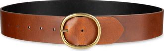 Cole Haan Reversible Centerbar Leather Belt in Tan/Black at Nordstrom, Size X-Large