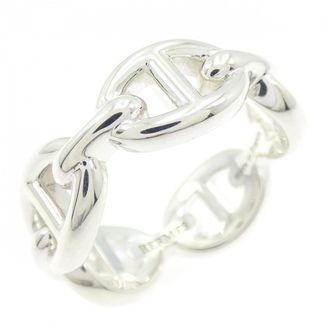 Herm&egrave;s Silver 925 Band Ring (Pre-Owned)