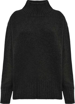 Malo Collo Alto - Dames - Coltruien - Zwart - S - Kasjmier - Truien & Vesten
