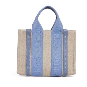 Chlo&eacute; Handbags, female, Multicolor, Size: ONE SIZE Small Woody Tote