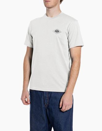 Replay Mens Replay T-Shirt Sustainable Lab Natural White 011 - Size: 42