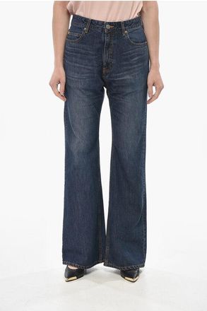 Balenciaga Dark-Wash Denim Bootcut Jeans 29cm size 27