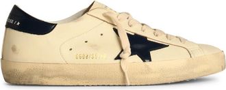 Golden Goose Super Star Classic Sneakers in White Nappa Lear
