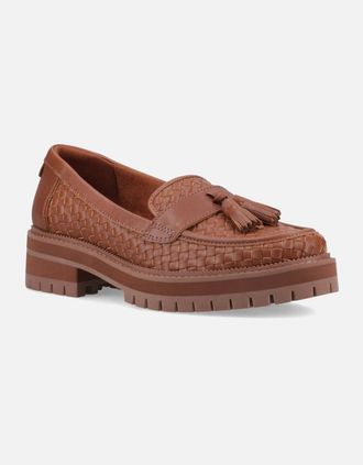Toms Womens TOMS Cara Woven Womens Amber Brown Loafers - Size: 6