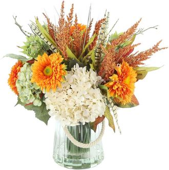 Creative Displays Inc. Handmade Assorted Fall Hydrangeas & Berries In Vase