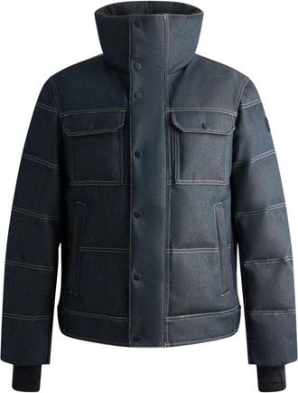 Fusalp Carlo Denim Down Jacket - Heren - Ski Jassen - Blauw - S - Denim - Fitness
