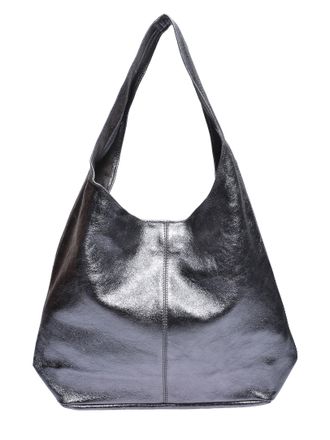 Luisa Vannini Grijs Rundleer Tas
